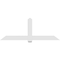 Ekena Millwork Eugene Architectural Grade PVC Gable Bracket, 84"W x 31 1/2"H x 2"D x 6"F, 9/12 Pitch GBP084X32X0206EUG00 - alternate 2